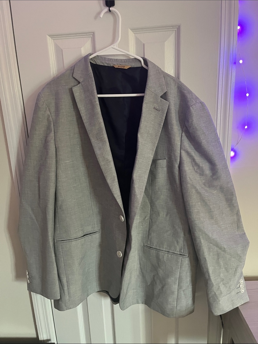 Men's Light Gray Sports Coat